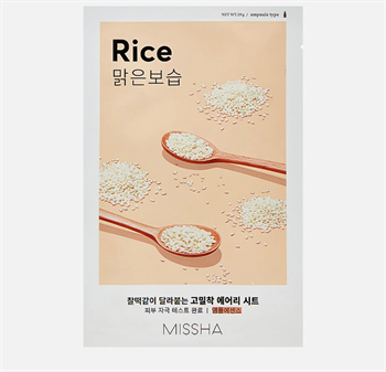 Тканевая маска для лица Missha RICE 10389 - фото 1268