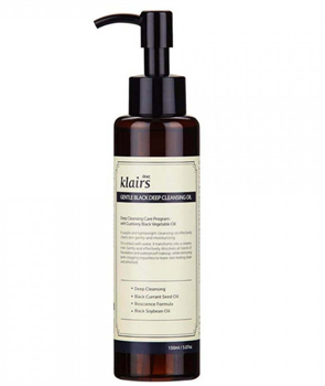 Натуральное гидрофильное масло Dear, Klairs Gentle Black Deep Cleansing Oil 10395 - фото 1282
