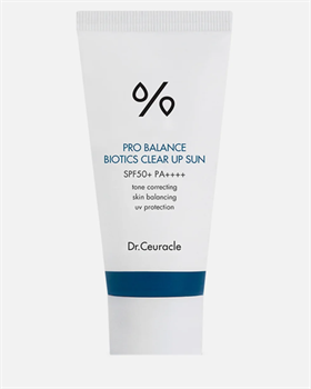Солнцезащитный крем для лица SPF 50+ PA++++ Dr. Ceuracle Pro Balance Clear СРОК ДО 27.02.2027 10415 - фото 1321