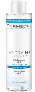Мицеллярная вода Dermedic Hydrain Hialuro Micellar Water H20 10473 - фото 1468