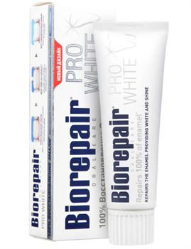 Biorepair Зубная паста, сохраняющая белизну Pro White RDA 50, 75 мл (Отбеливание и лечение) 10608