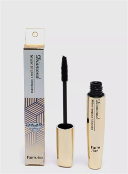 Farm Stay Ультрачерная водостойкая тушь для ресниц с эффектом глянца Diamond Shine Impact Mascara 10649
