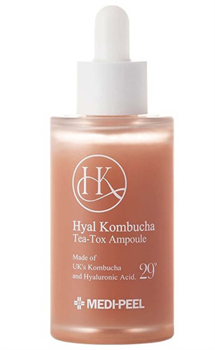 Восстанавливающая ампула с 70% комбучи и церамидами Medi-Peel Hyal Kombucha Tea-Tox Ampoule 10657