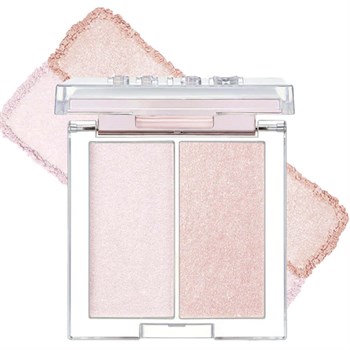 Двойной хайлайтер для естественного сияния кожи CLIO Prism Highlighter Duo 02 Lavender Voyage, 5.9g 10049 - фото 264