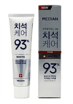 Отбеливающая зубная паста с цеолитом Median Dental IQ 93% White 10968