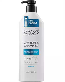 Увлажняющий шампунь Kerasys Hair Clinic Moisturizing Shampoo 10994