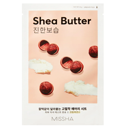 Маска тканевая увлажняющая с маслом ши для сухой кожи MISSHA Airy Fit Shea Butter 10404