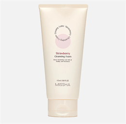 Пенка для умывания с экстрактом клубники Missha Creamy latte Strawberry 10460