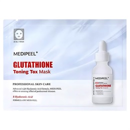 Осветляющая тканевая маска с витаминами и глутатионом MEDIPEEL Glutathione Toning Tox Mask 10659