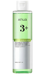 Тоник с 3% азелаиновой кислоты и центеллой Anua Azelaic Acid 3 Cica Skin Clarifying Toner 10679