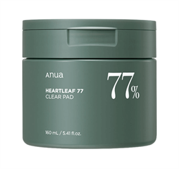 Отшелушивающие пэды с хауттюйнией и PHA Anua Heartleaf 77% Clear Pad 10683