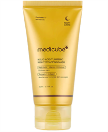 Ночная маска-плёнка с ретинолом и витамином С medicube Kojic Acid Turmeric Night Wrapping Mask 10824