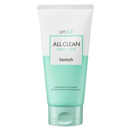 Слабокислотный гель для умывания для чувствительной кожи Heimish pH 5.5 All Clean Green Foam 11076