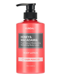 Лосьон для тела с ароматом Детской присыпки KUNDAL Honey & Macadamia Body Lotion 10156