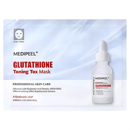 Осветляющая тканевая маска с витаминами и глутатионом MEDIPEEL Glutathione Toning Tox Mask 10179