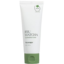 Слабокислотная пенка для умывания с чаем матча Trimay Jeju Matcha Low pH Cleansing Foam 10210