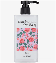 Лосьон для тела с экстрактом розы THE SAEM Touch On Body Rose Body Lotion 10239