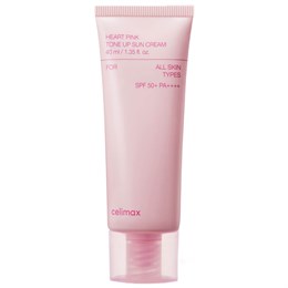 Выравнивающий солнцезащитный крем для сияния кожи Celimax Heart Pink Tone Up Sun Cream SPF50+ PA++++ 10323